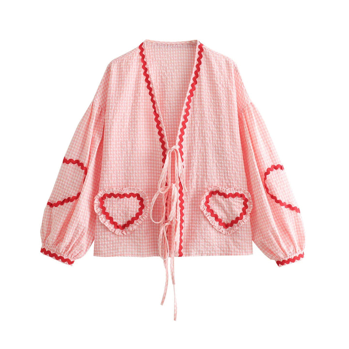Stilla | Bluse med Hjerte lommer