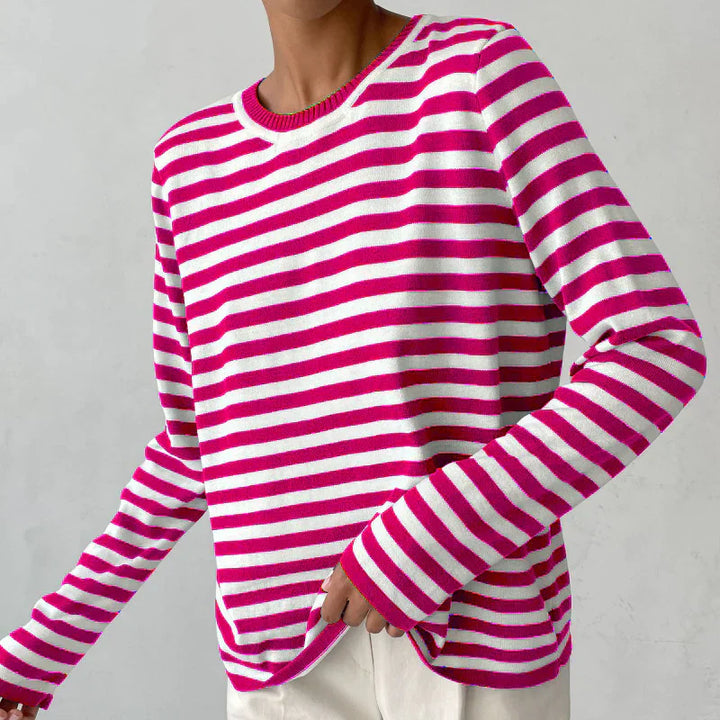 Stilla | Elegant Stribet Sweater