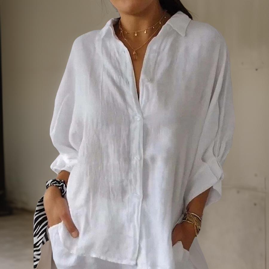 Stilla | Elegant linned blouse