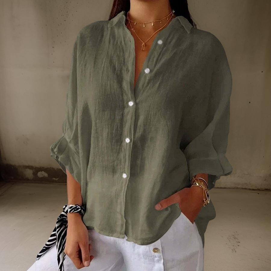 Stilla | Elegant linned blouse