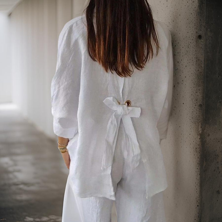 Stilla | Elegant linned blouse