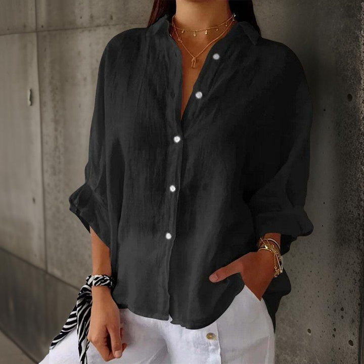 Stilla | Elegant linned blouse