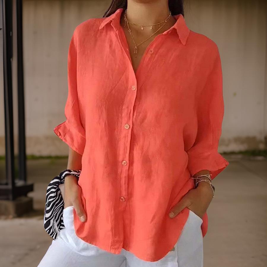 Stilla | Elegant linned blouse