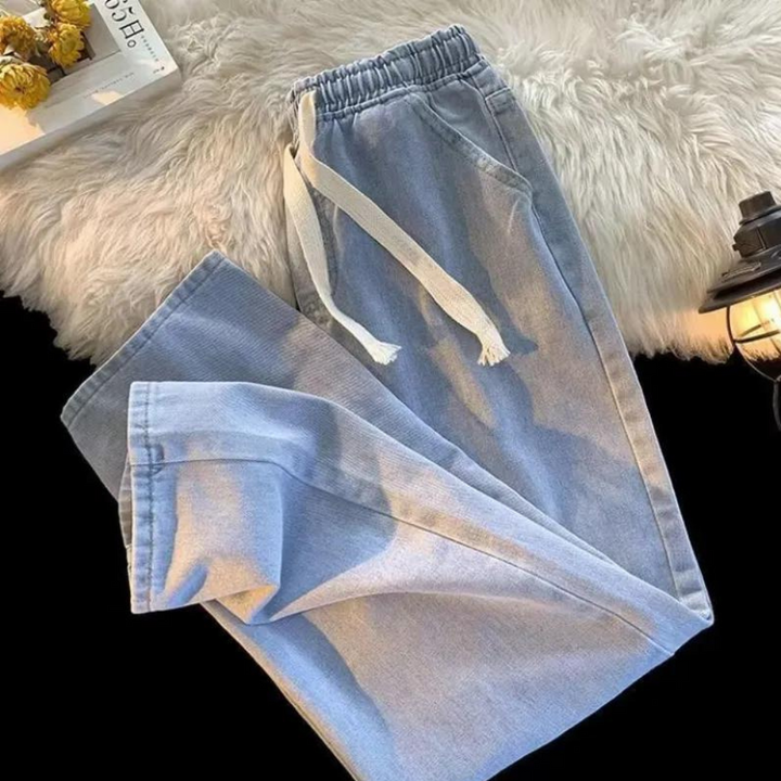 Stilla | Mænd Denim Bukser med Snøre