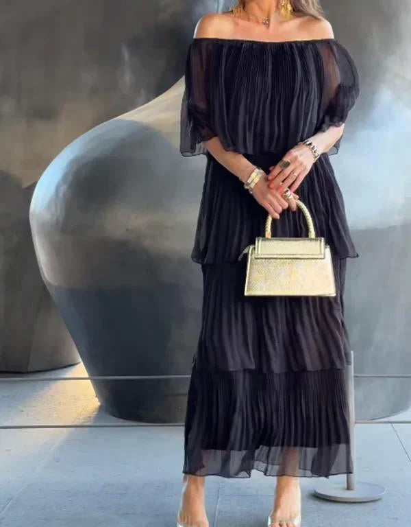 Stilla | Elegante Lang Chiffon Kagekjole