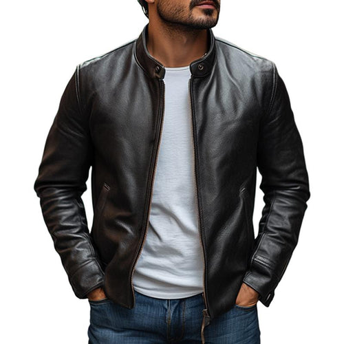Stilla | Jakke - Moderne Slim Fit Design med Ståkrave, Stilig Hverdag- og Fritidsjakke