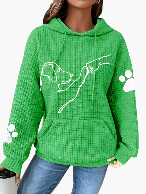 Stilla | Hættetrøje med Hundemotiv - Behagelig Hoodie til Hundeelskere, Fritid & Hverdag