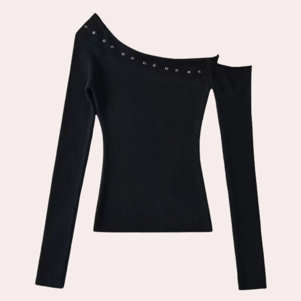 Stilla | Asymmetrisk Skuldersweater til Kvinder