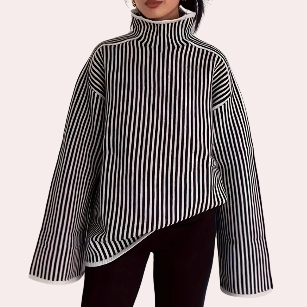 Stilla | Klassisk Stribet Sweater til Damer