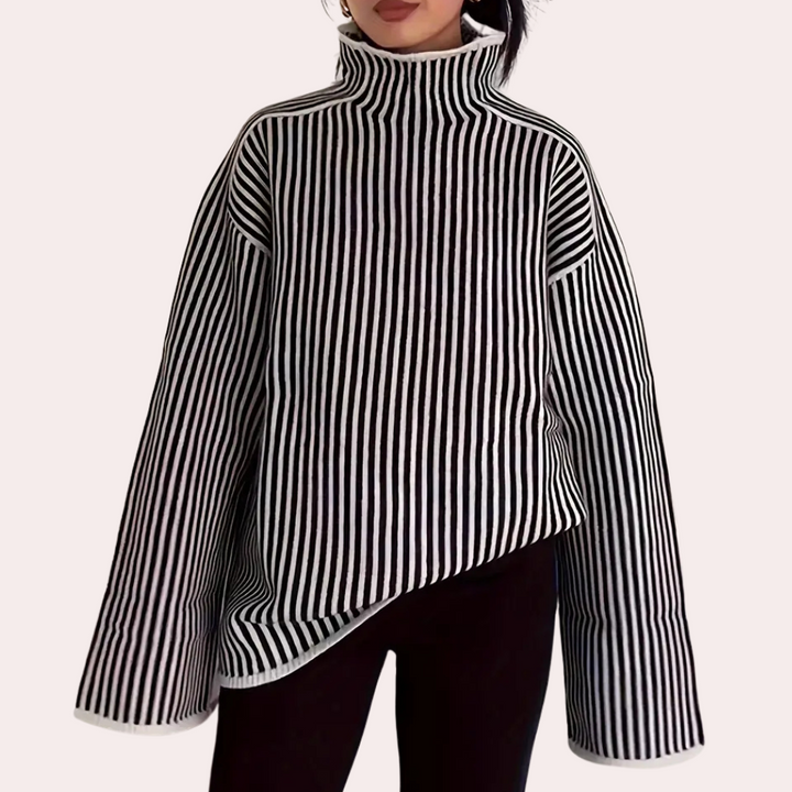 Stilla | Klassisk Stribet Sweater til Damer