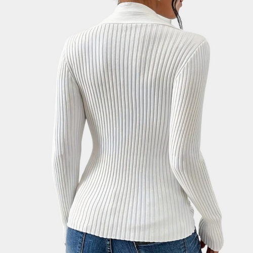 Stilla | Moderne V-Hals Sweater til Kvinder