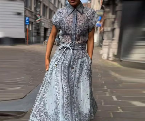 Stilla | Aidan Elegant Trykt Kashmere