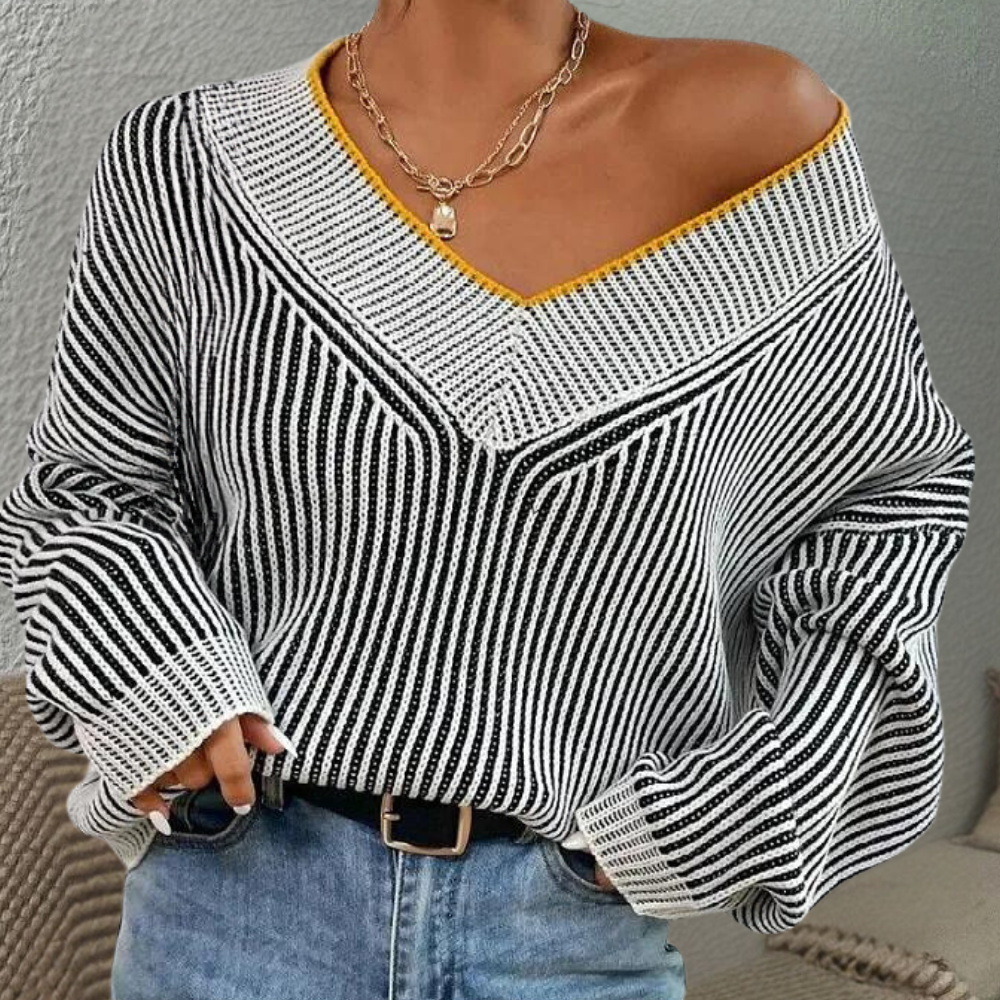 Stilla | Rillede Sweater til Damer