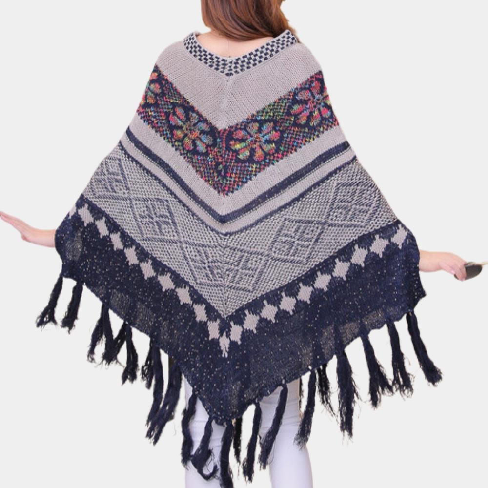 Stilla | Behagelig Poncho Sjals til Damer