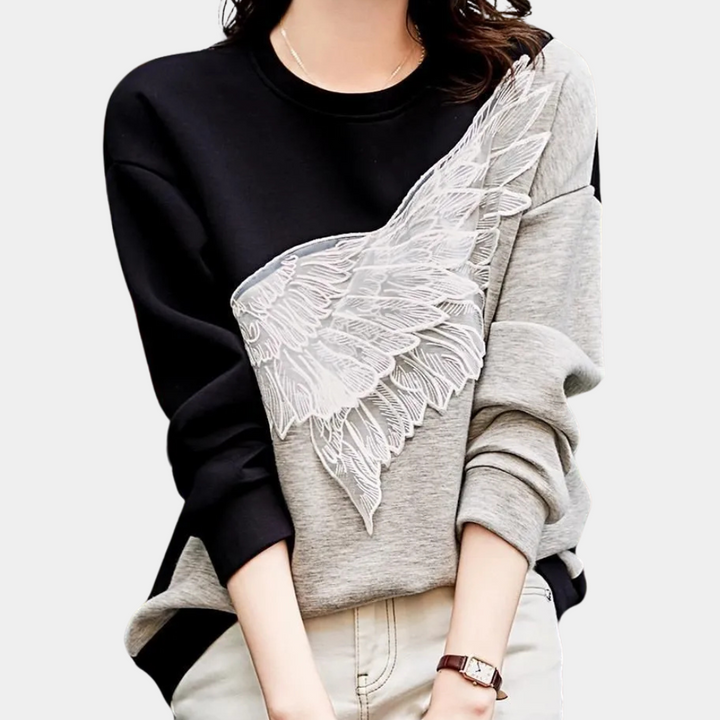 Stilla | Blonde Sweatshirt til Kvinder