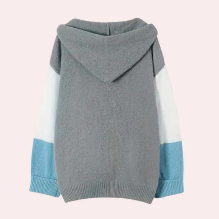Stilla | Elegant Hætte Cardigan til Kvinder