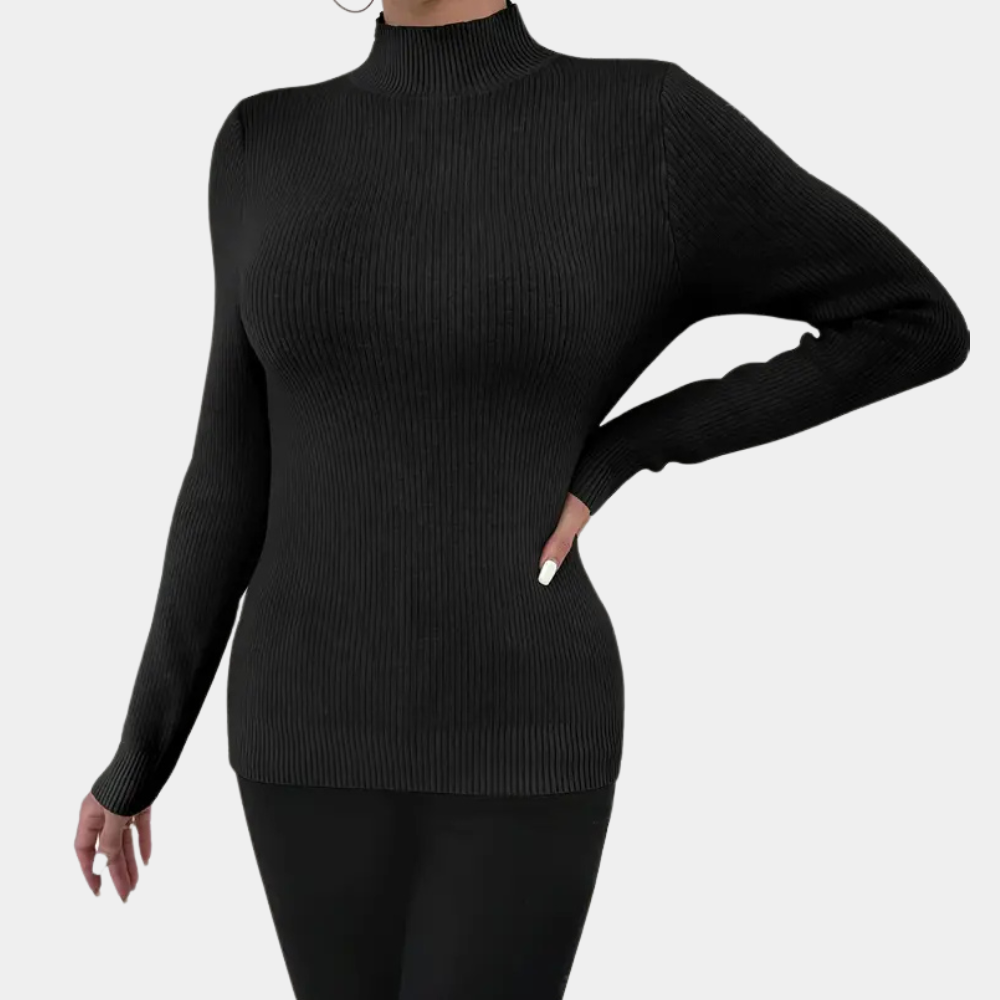 Stilla | Strikket Turtleneck Trøje til Kvinder