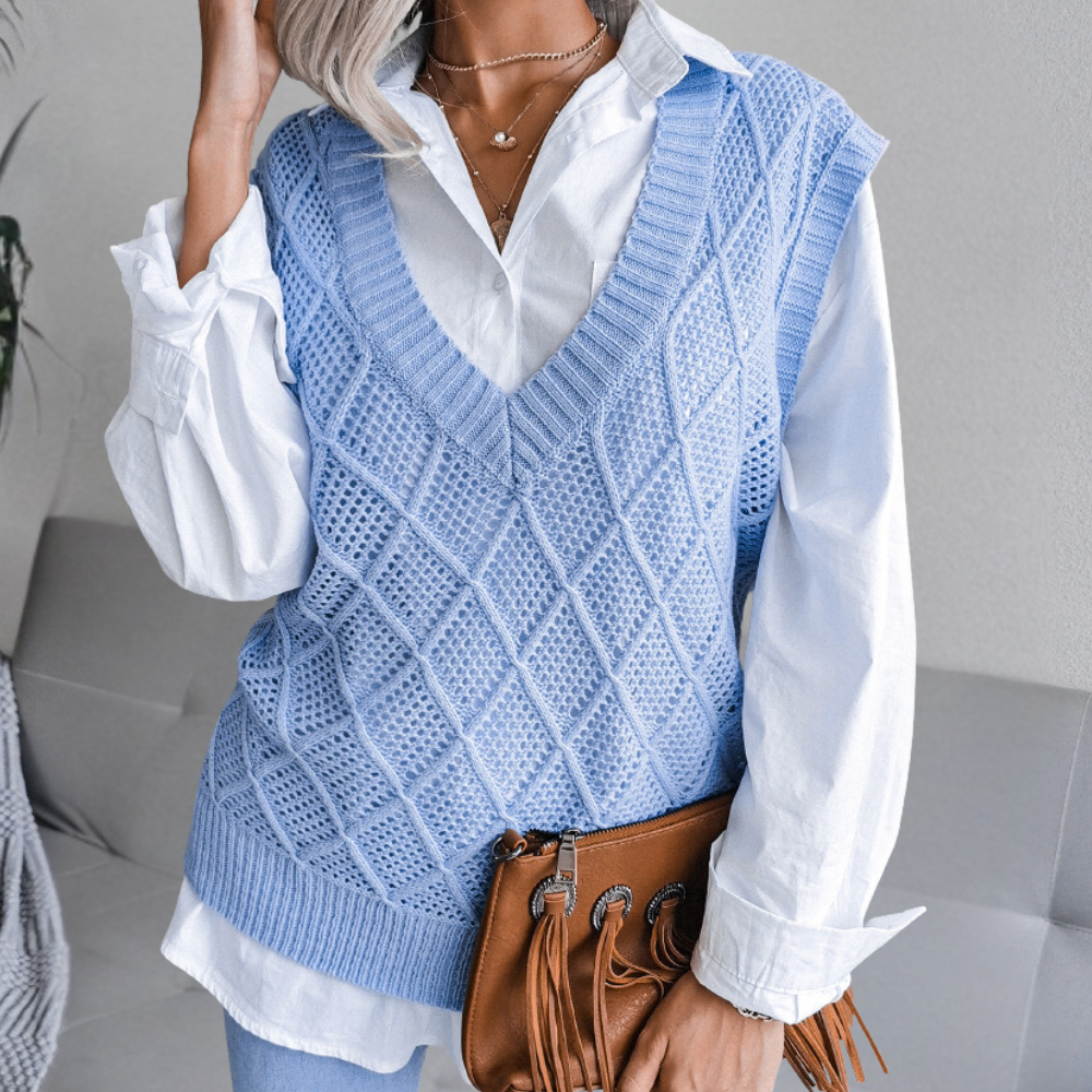 Stilla | Elegant strikvest til damer