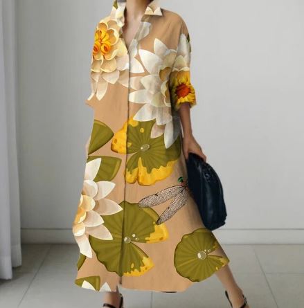 Stilla | Elegante Sommer Midi Kjole