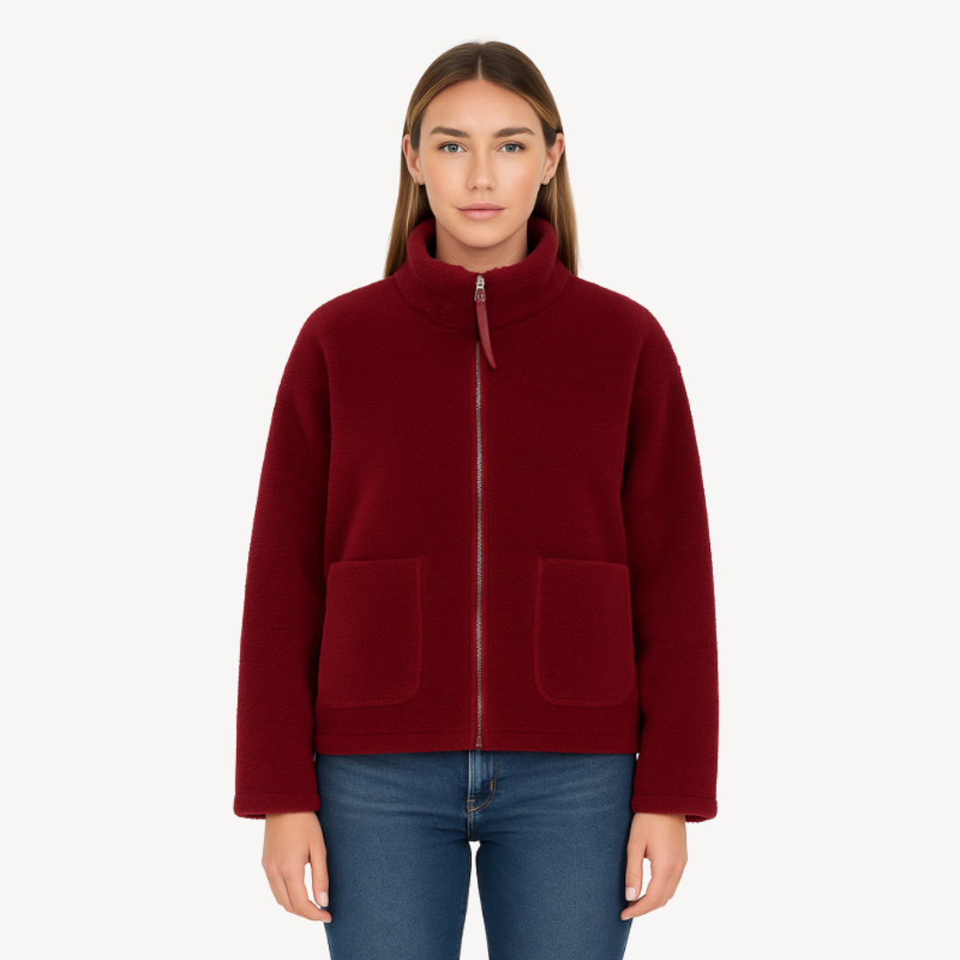 Stilla | Dame Behagelig Zip-Up Fleecejakke