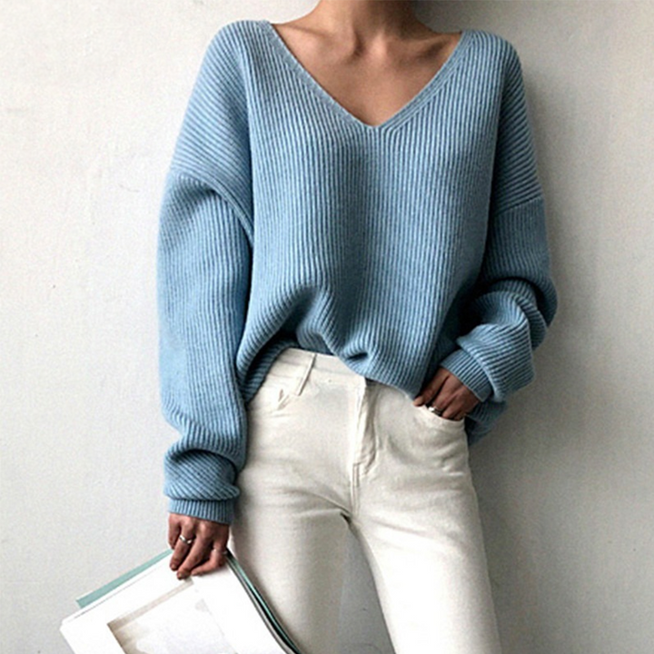 Stilla | Pullover i blødt strikmix