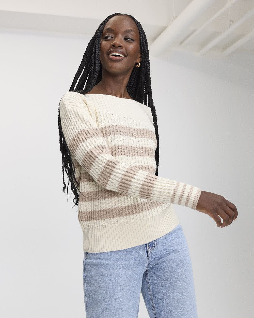 Stilla | Moderigtig Pullover med Lange Ærmer