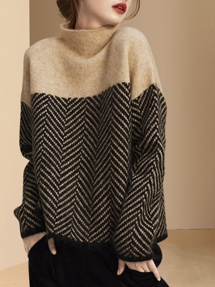 Stilla | Premium Rullekrave Strikpullover