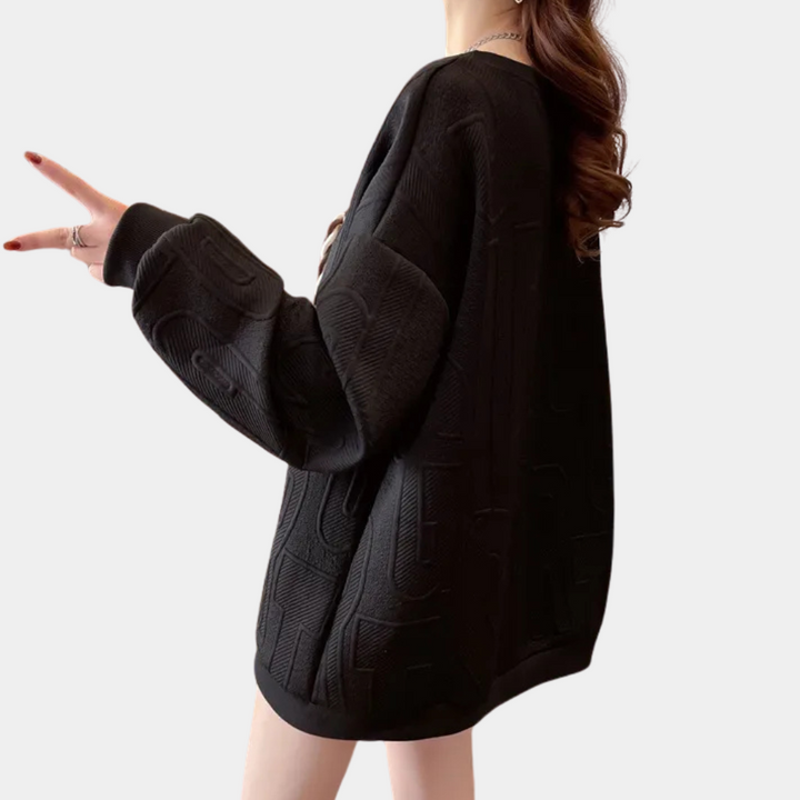 Stilla | Stilfuld Tekstureret Sweater til Kvinder