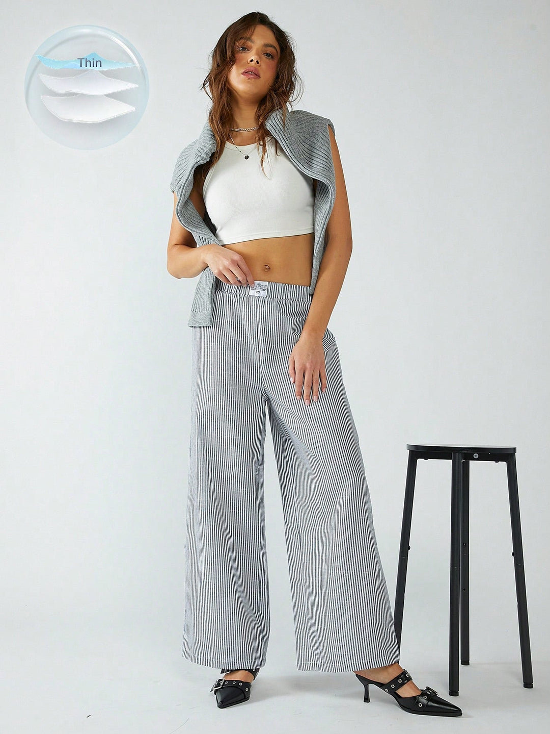 Stilla | Stribet Stofbuks