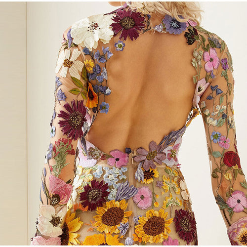 Skovae | Blomsterkjole med Fine Detaljer
