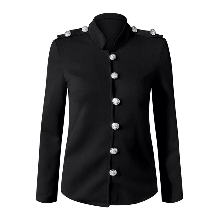 Stilla | Dame Knap-Front Militærstil Jakke
