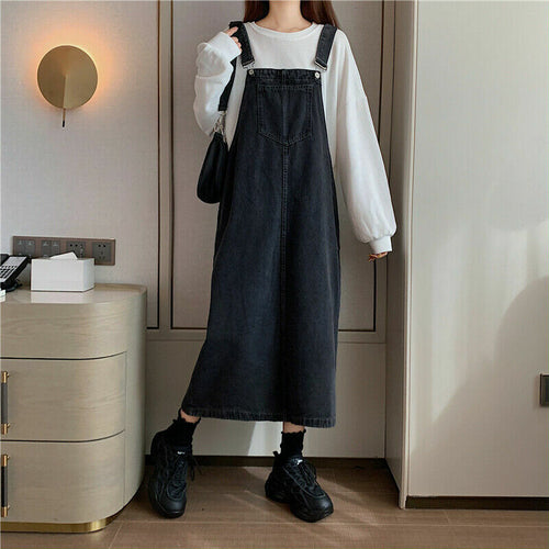 Stilla | Casual denim jumpsuit med frontlomme