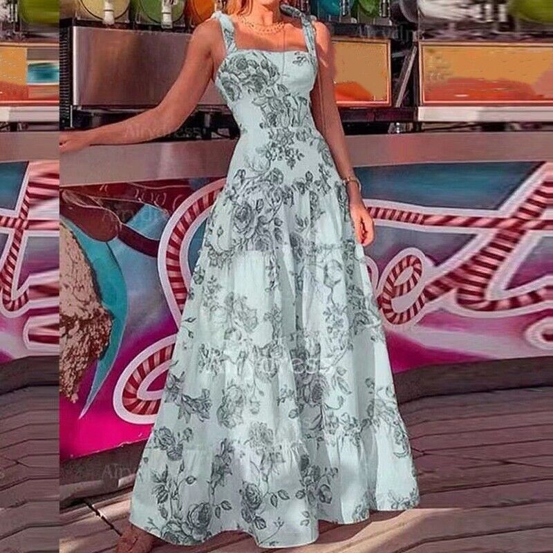 Stilla | Maxi Kjole Med Smukt Blomsterprint