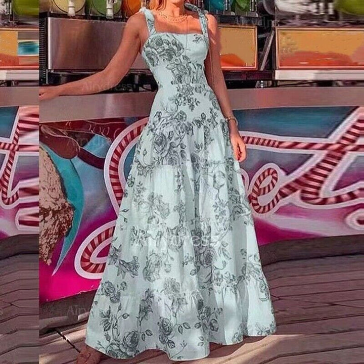 Stilla | Maxi Kjole Med Smukt Blomsterprint