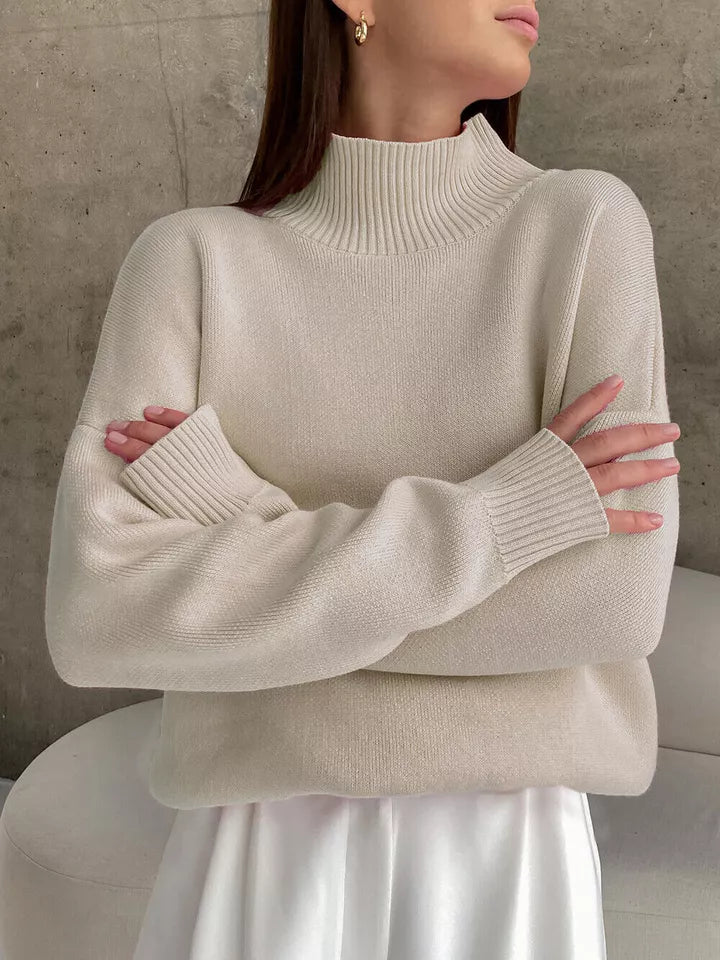 Stilla | Pull med oversize rullekrave