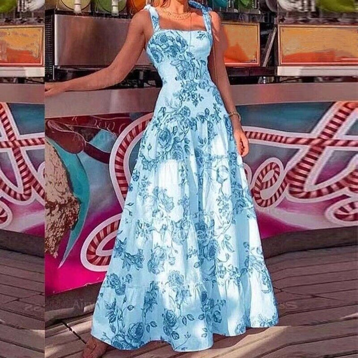 Stilla | Maxi Kjole Med Smukt Blomsterprint
