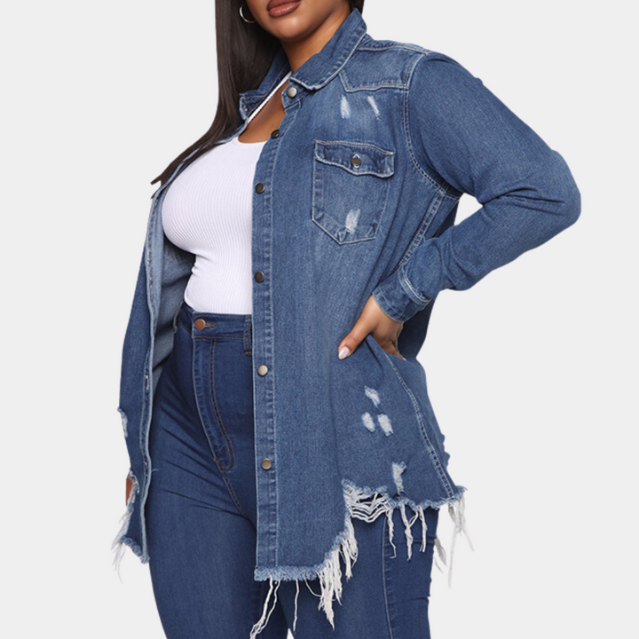 Stilla | Trendfyldt Denimjakke til Kvinder