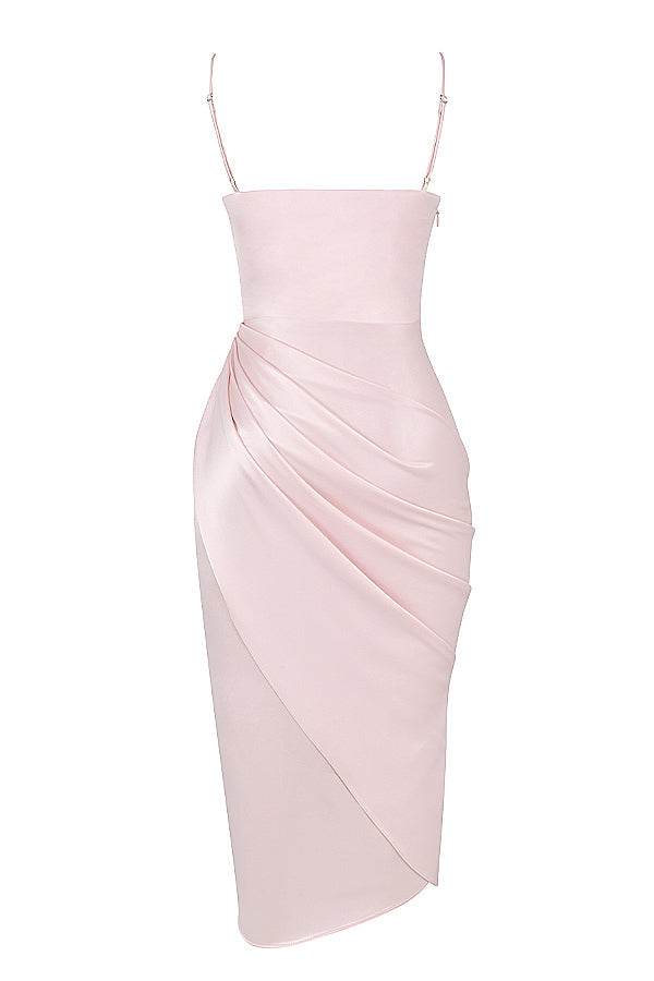 Stilla | Satin Balconette Korset Maxi Kjole