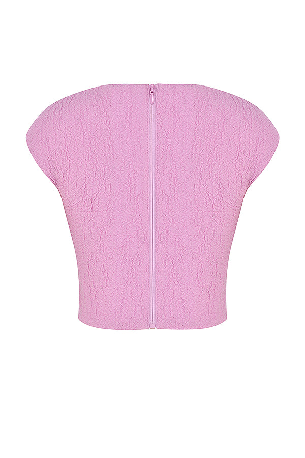 Stilla | Pink Udskåret Korset Med Mini Nederdel