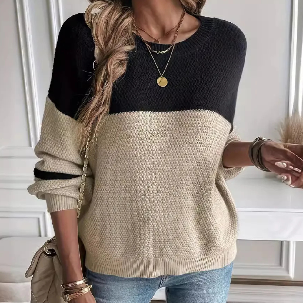 Stilla | Moderne Sweater med Nedfaldne Skuldre til Damer