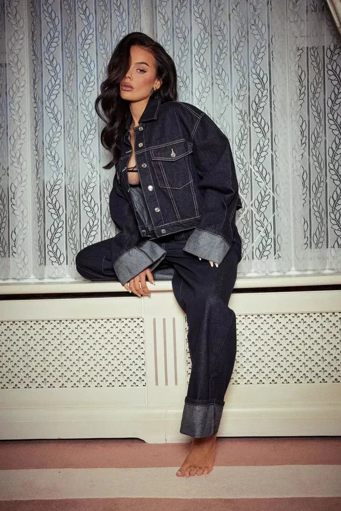 Stilla | Jeans med kantdesign