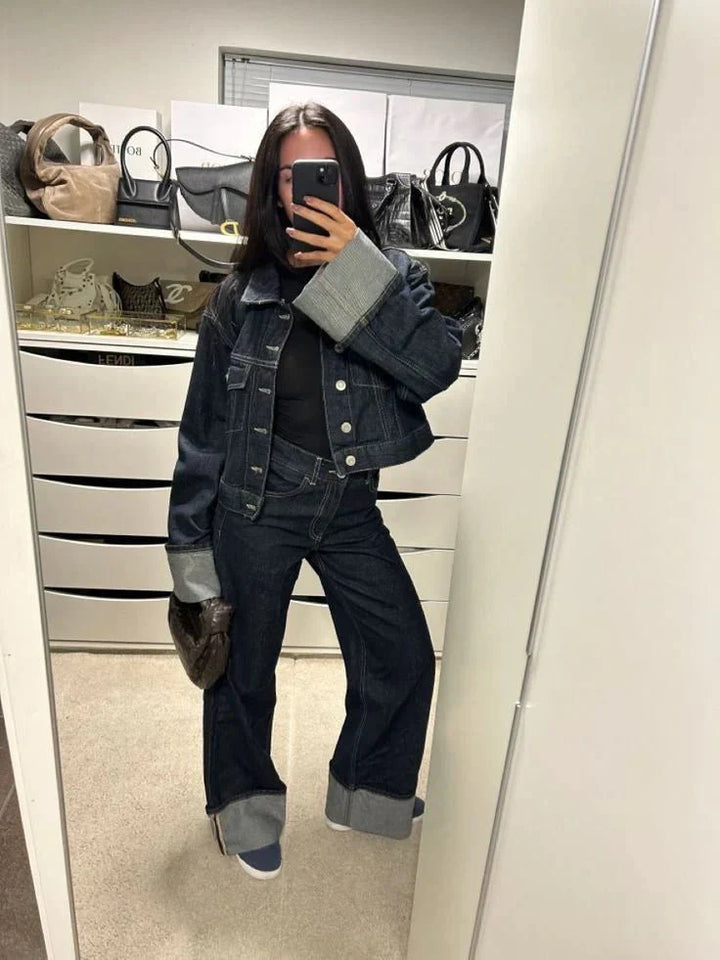 Stilla | Jeans med kantdesign