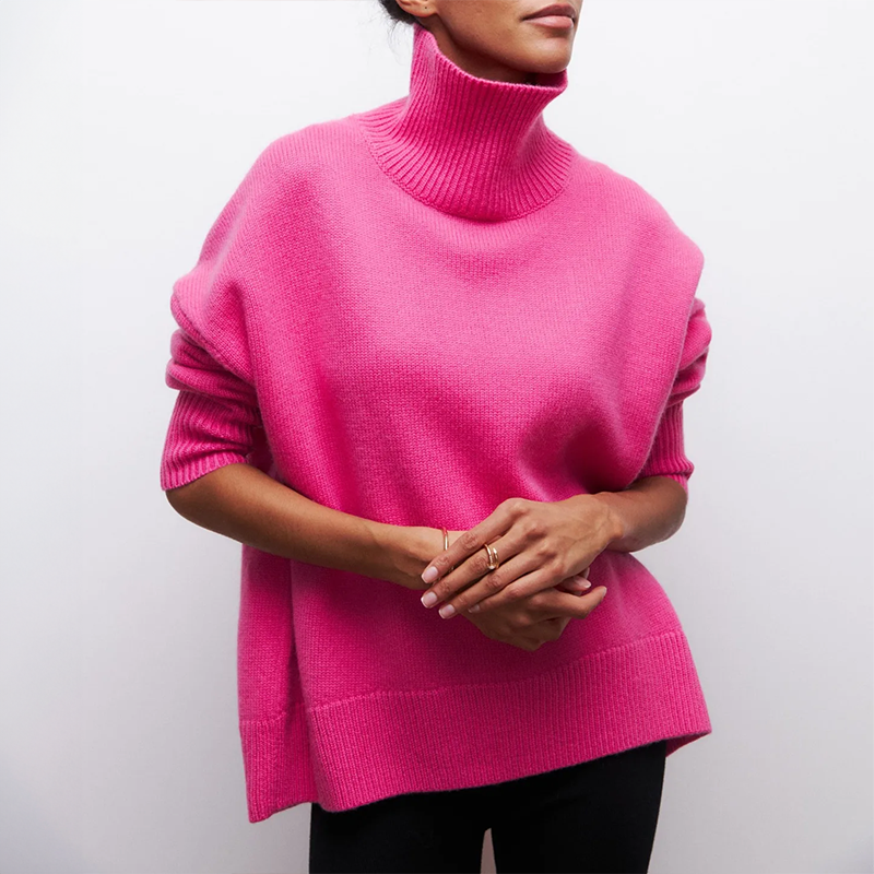 Stilla | Varm strik rullekrave sweater til vinterdage