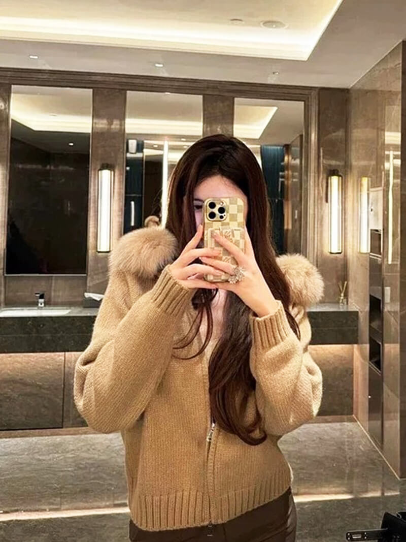 Stilla | Faux-Fur-Jakke