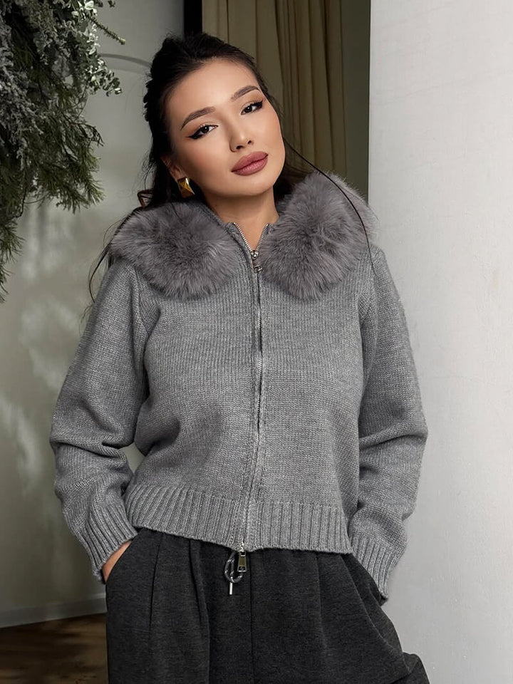 Stilla | Faux-Fur-Jakke