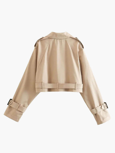 Stilla | Forkortet Trenchcoat