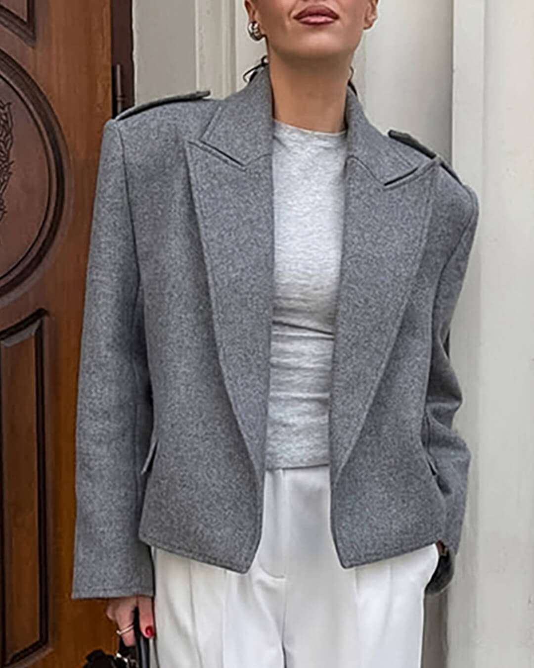 Stilla | Blazer med Skulderpuder