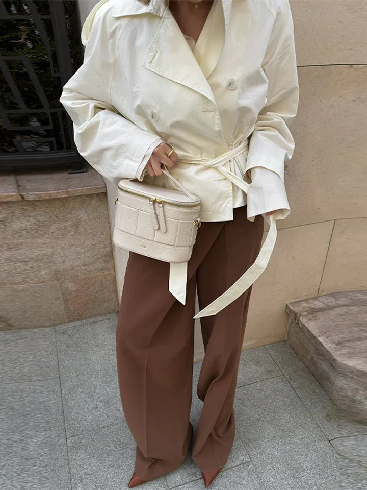 Stilla | Stående Krave Trench Coat