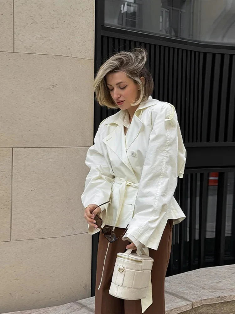 Stilla | Stående Krave Trench Coat