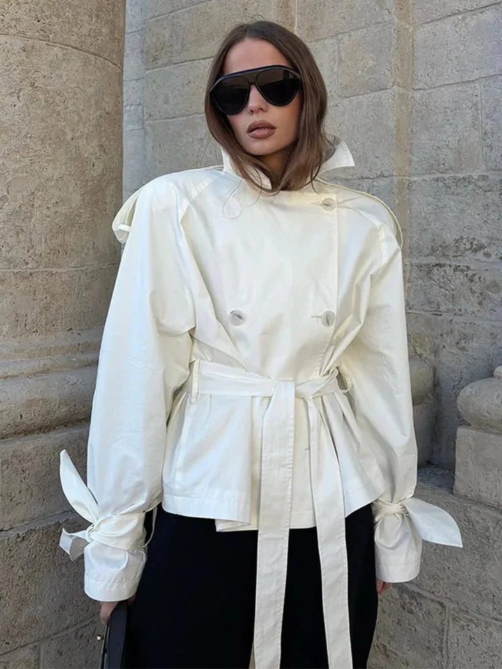 Stilla | Stående Krave Trench Coat